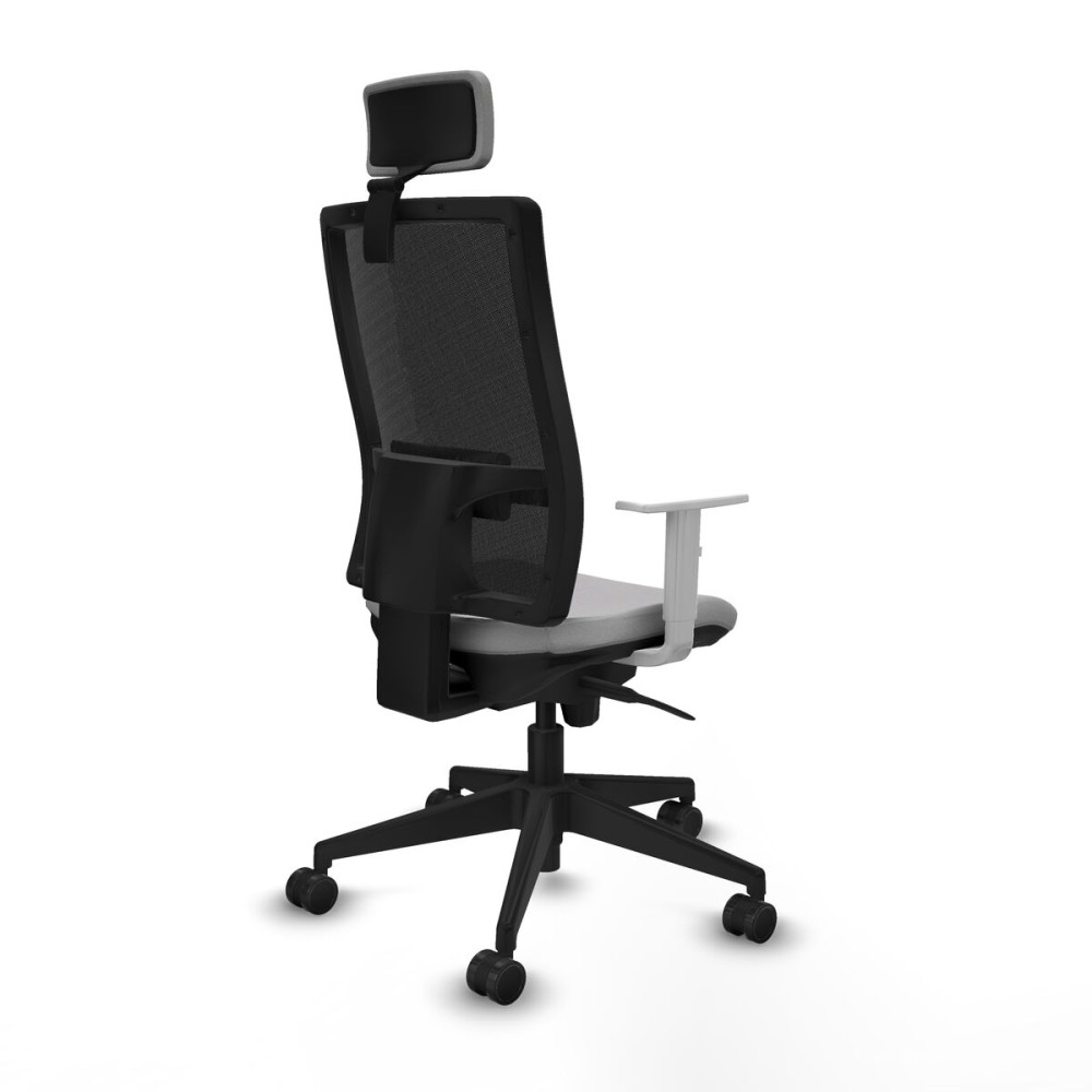 Office Chair with Headrest Horna Piqueras y Crespo 4B066N2 Light grey