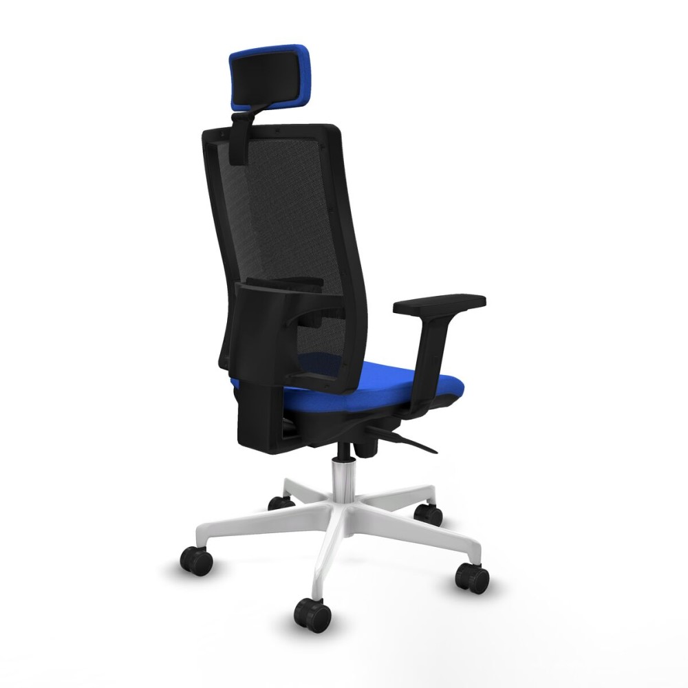Office Chair with Headrest Horna Piqueras y Crespo 2D026N2 Blue