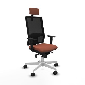 Office Chair with Headrest Horna Piqueras y Crespo 1D026N2 Brown