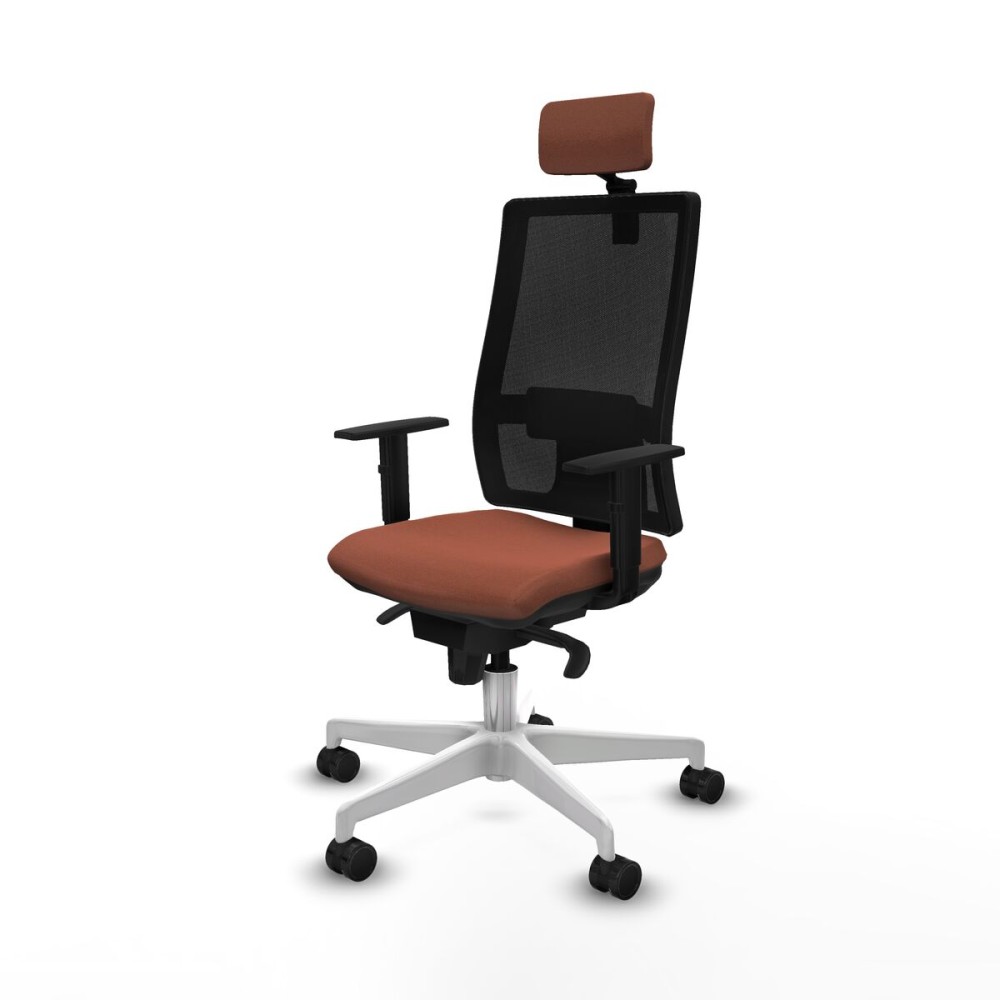 Office Chair with Headrest Horna Piqueras y Crespo 1D026N2 Brown