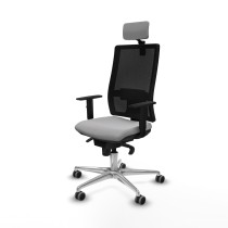 Office Chair with Headrest Horna Piqueras y Crespo 1D086G2 Light grey