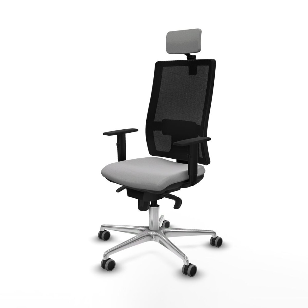 Office Chair with Headrest Horna Piqueras y Crespo 1D086G2 Light grey