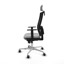 Office Chair with Headrest Horna Piqueras y Crespo 1D086G2 Light grey
