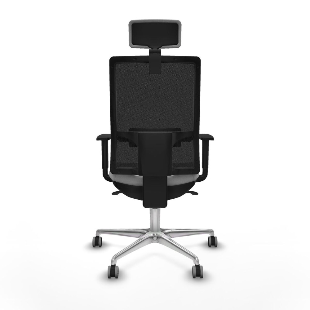 Office Chair with Headrest Horna Piqueras y Crespo 1D086G2 Light grey