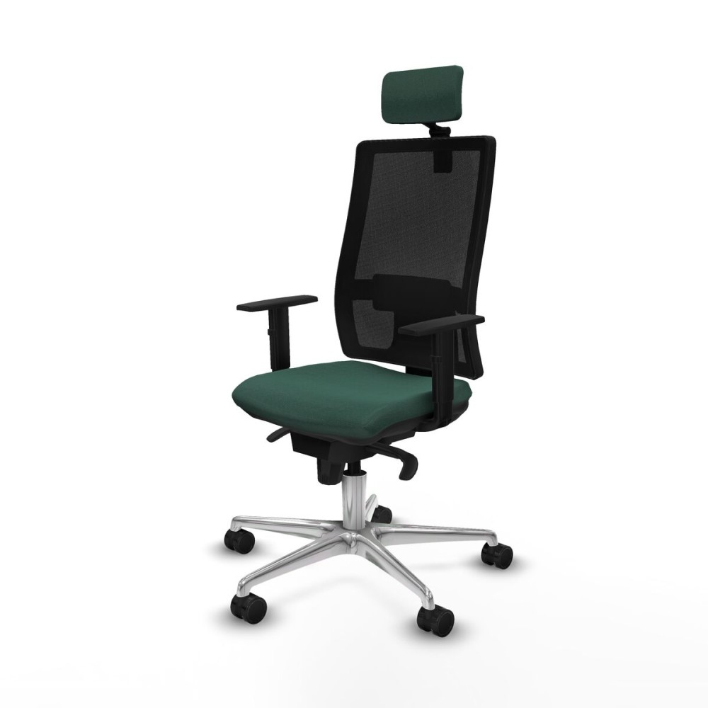 Office Chair with Headrest Horna Piqueras y Crespo 1D086N2 Green