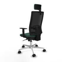 Office Chair with Headrest Horna Piqueras y Crespo 1D086N2 Green