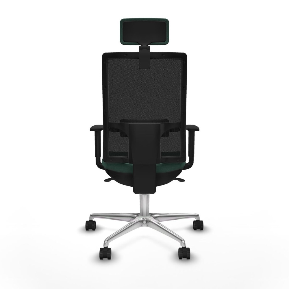 Office Chair with Headrest Horna Piqueras y Crespo 1D086N2 Green