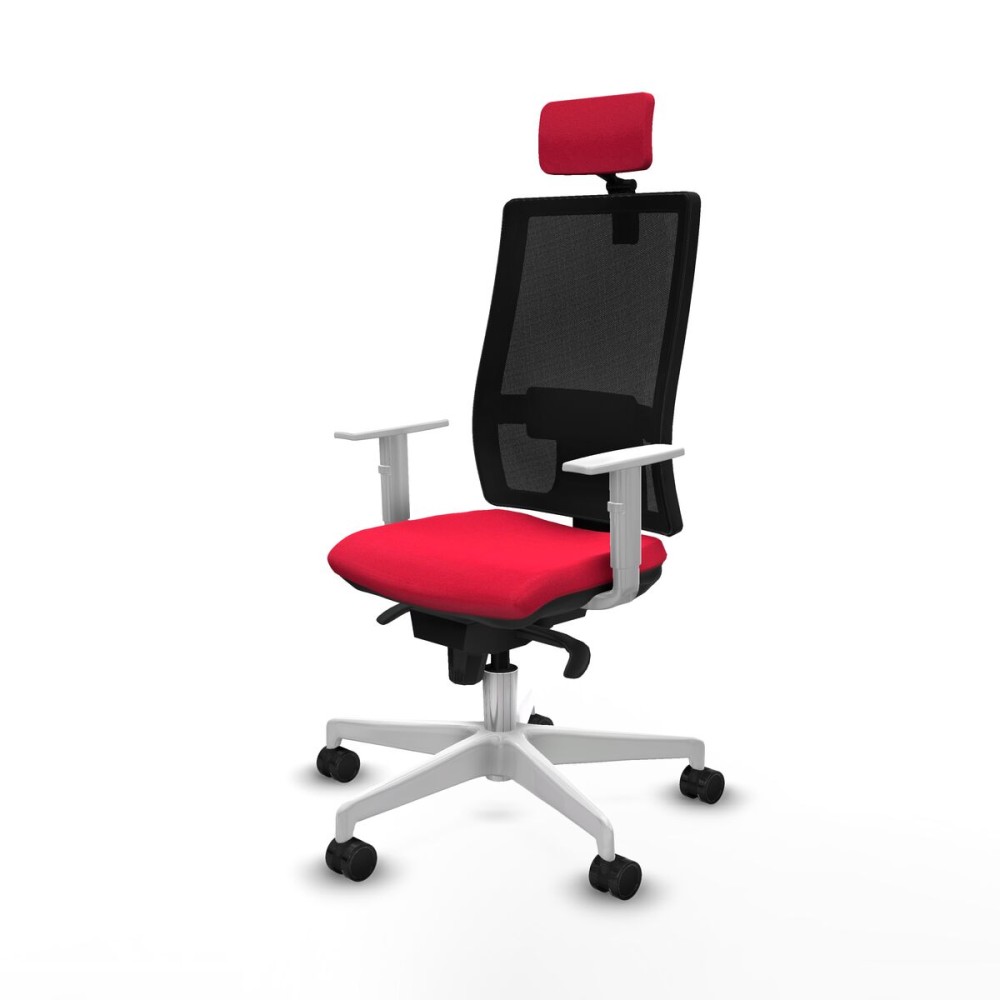 Office Chair with Headrest Horna Piqueras y Crespo 4B026N2 Red