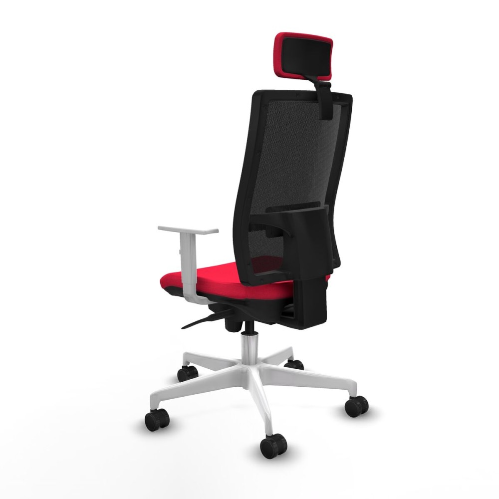Office Chair with Headrest Horna Piqueras y Crespo 4B026N2 Red