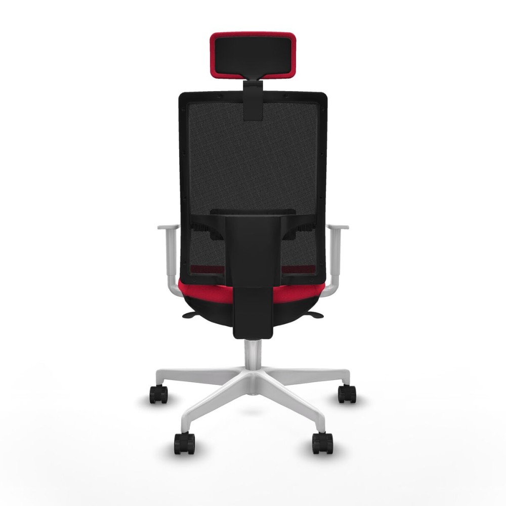 Office Chair with Headrest Horna Piqueras y Crespo 4B026N2 Red