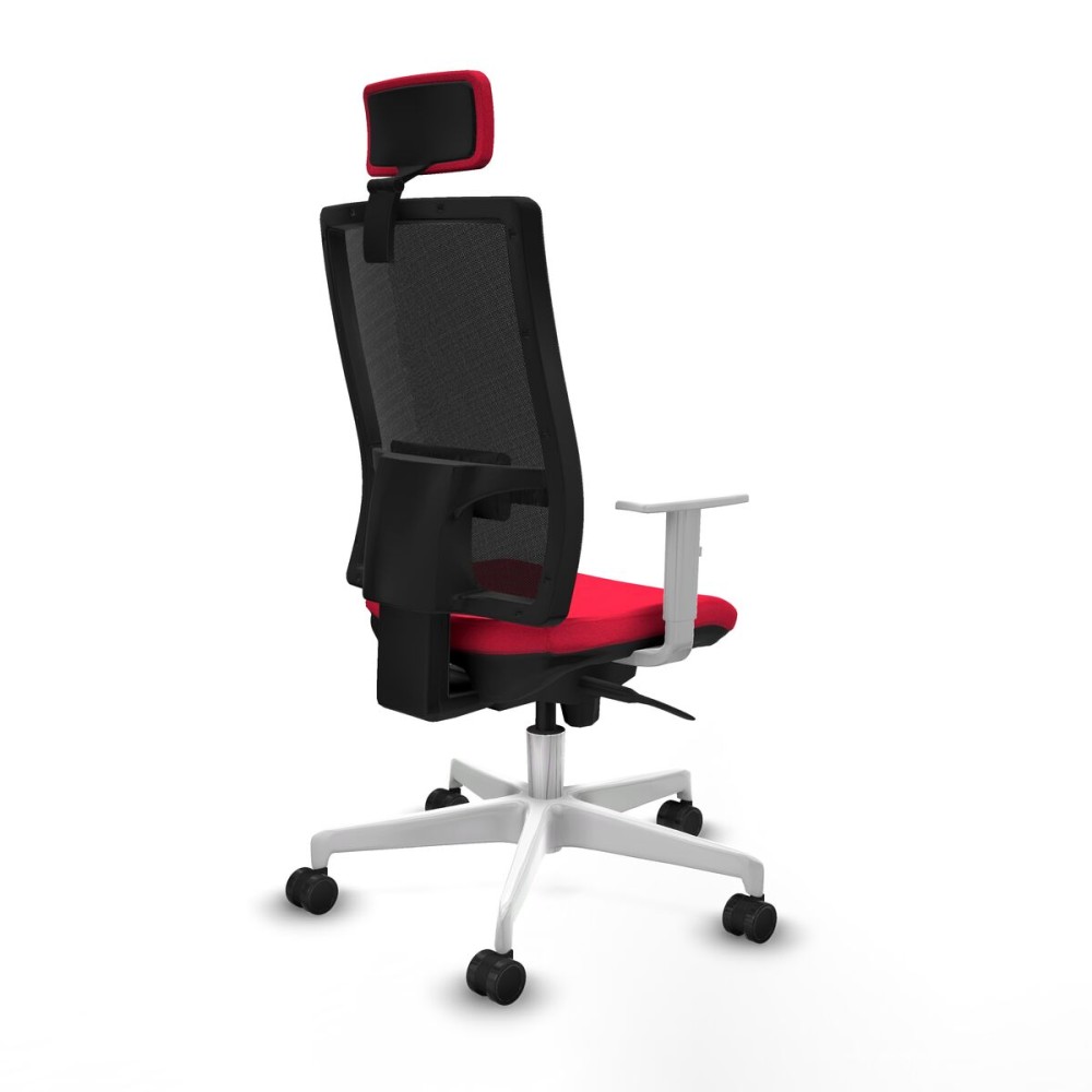 Office Chair with Headrest Horna Piqueras y Crespo 4B026N2 Red