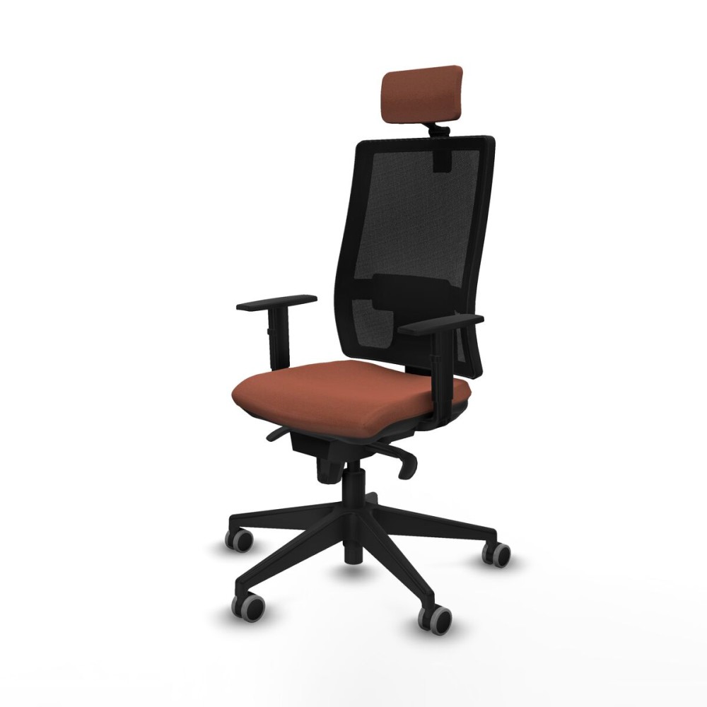 Chaise de Bureau avec Appui-tête Horna Piqueras y Crespo 1D066G2 Marron