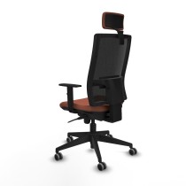 Chaise de Bureau avec Appui-tête Horna Piqueras y Crespo 1D066G2 Marron