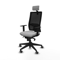 Office Chair with Headrest Horna Piqueras y Crespo 1D066G2 Light grey