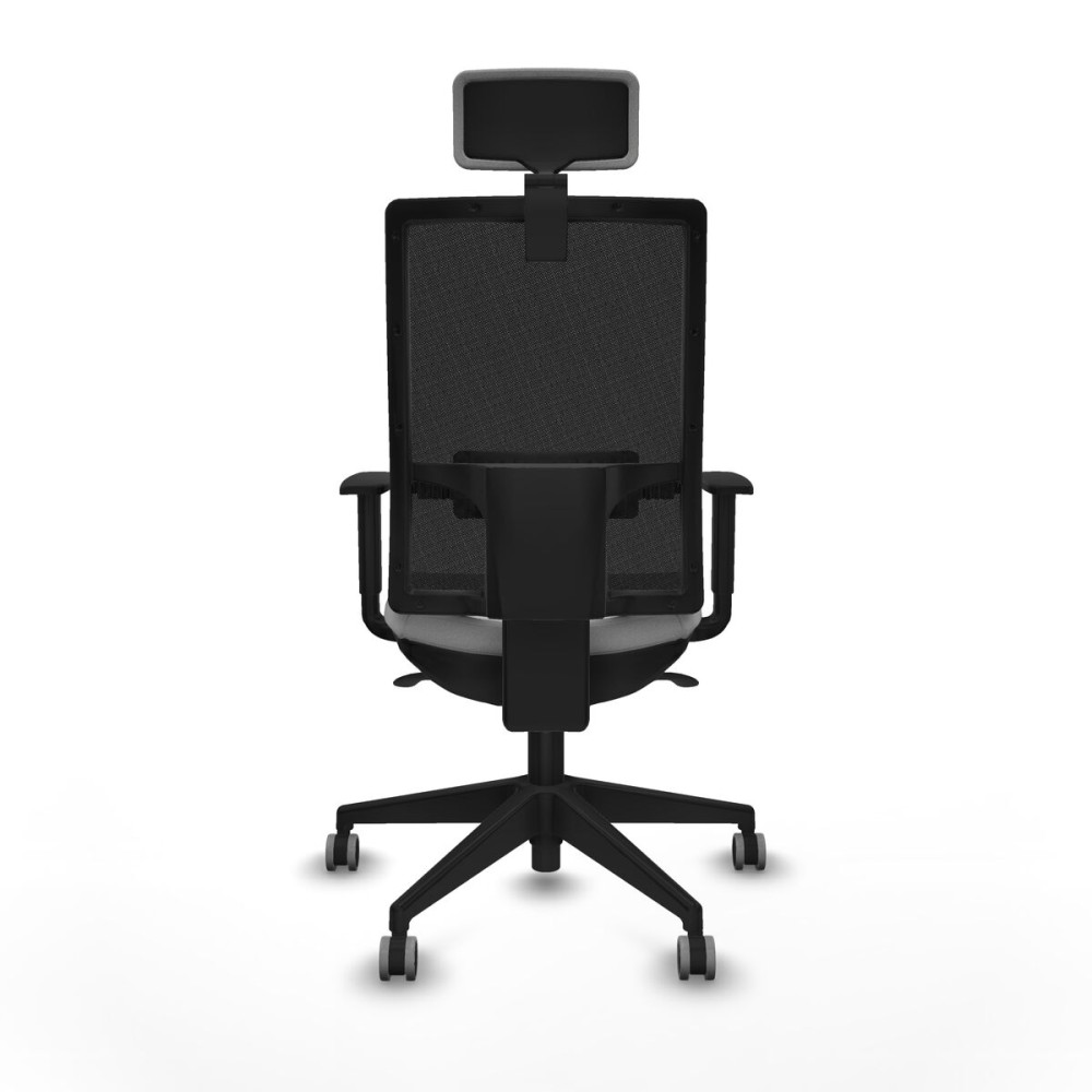 Office Chair with Headrest Horna Piqueras y Crespo 1D066G2 Light grey