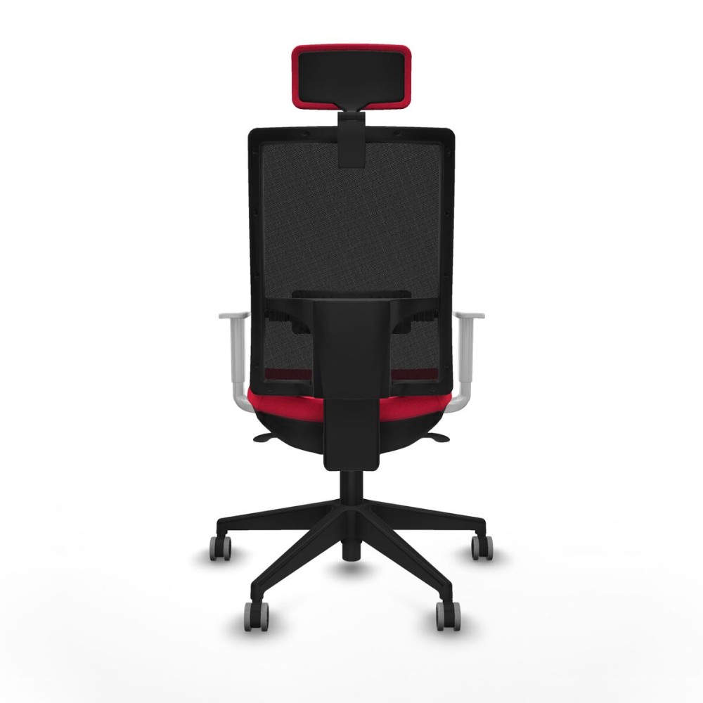Office Chair with Headrest Horna Piqueras y Crespo 4B066G2 Red