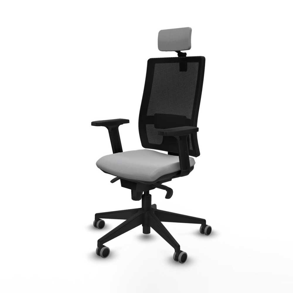 Chaise de Bureau avec Appui-tête Horna Piqueras y Crespo 2D066G2 Gris clair