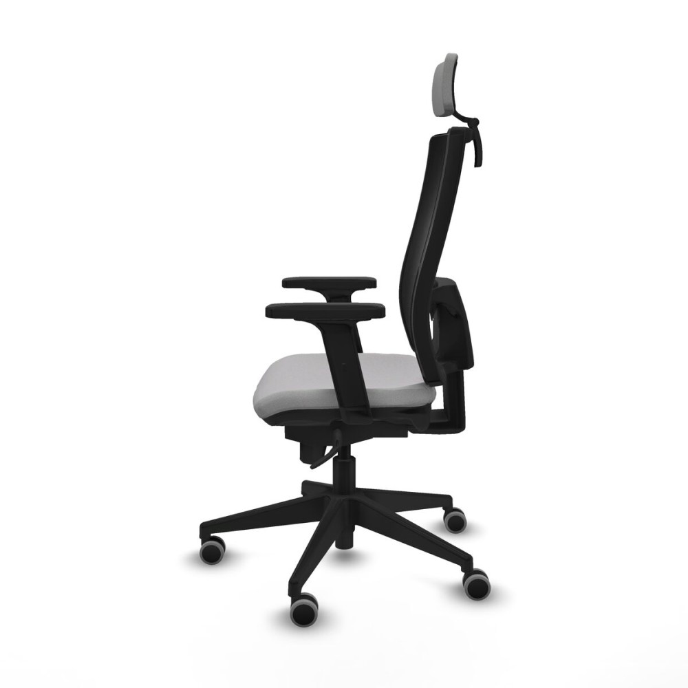 Chaise de Bureau avec Appui-tête Horna Piqueras y Crespo 2D066G2 Gris clair