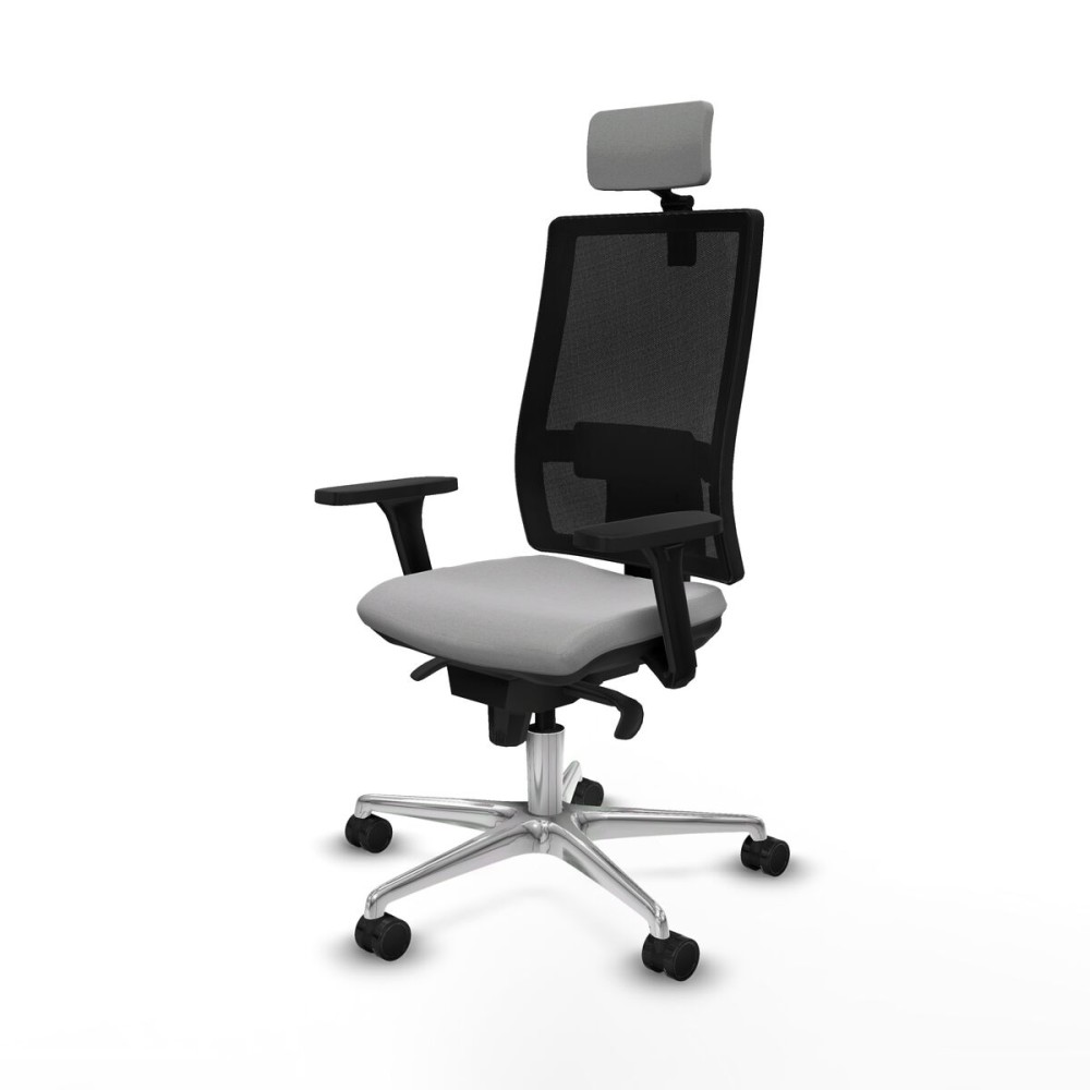 Chaise de Bureau avec Appui-tête Horna Piqueras y Crespo 3D086N2 Gris clair