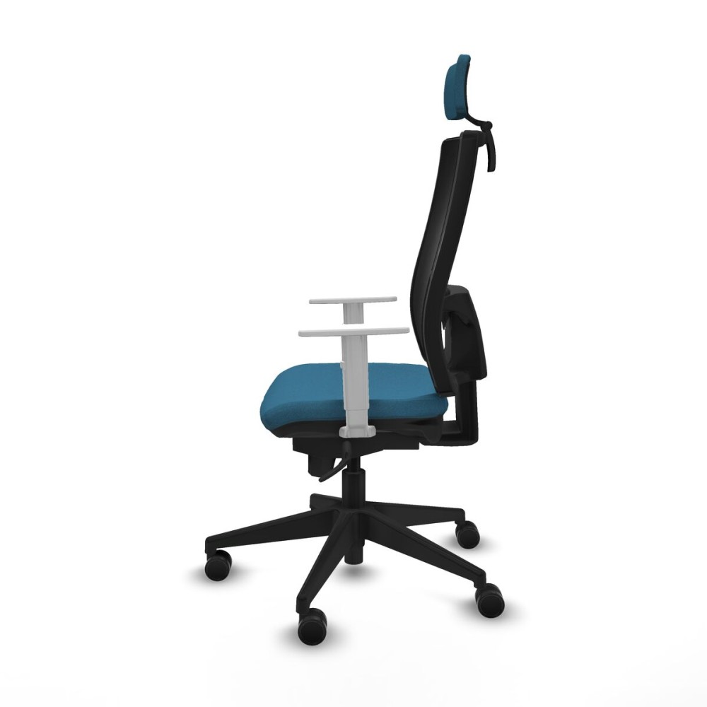 Office Chair with Headrest Horna Piqueras y Crespo 4B066N2 Petroleum green