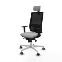Office Chair with Headrest Horna Piqueras y Crespo 1D026G2 Light grey