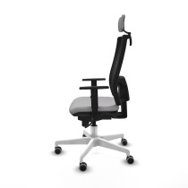 Office Chair with Headrest Horna Piqueras y Crespo 1D026G2 Light grey