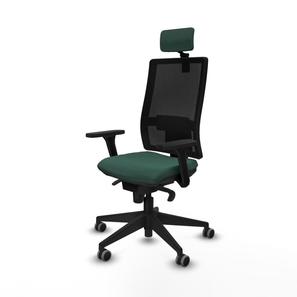 Office Chair with Headrest Horna Piqueras y Crespo 3D066G2 Green