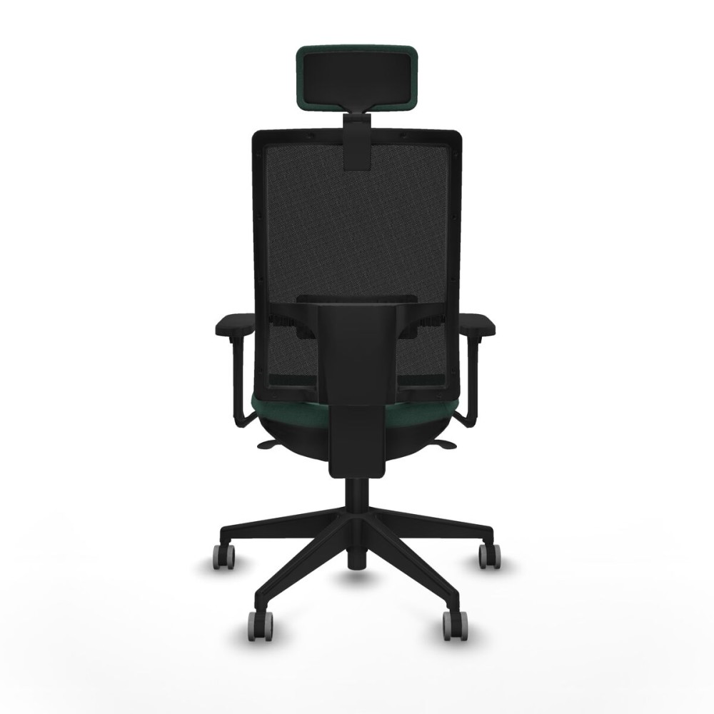 Office Chair with Headrest Horna Piqueras y Crespo 3D066G2 Green