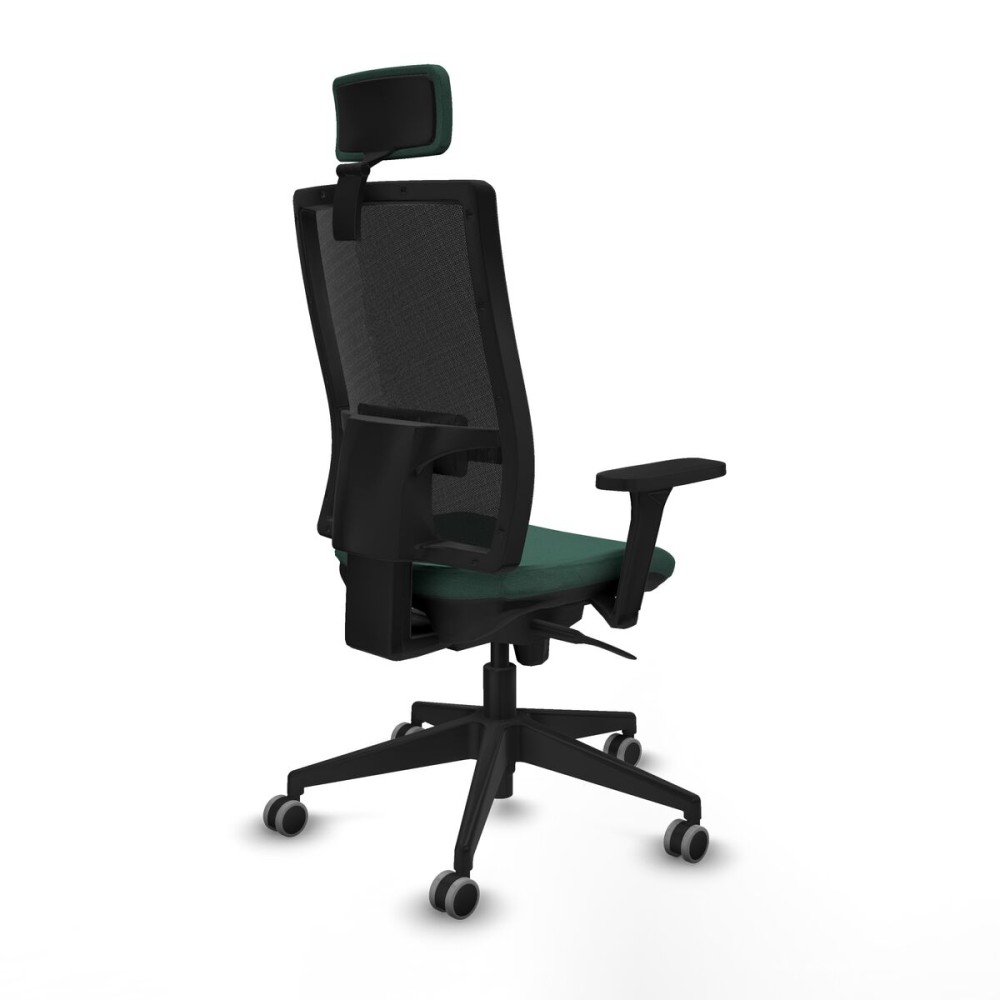 Office Chair with Headrest Horna Piqueras y Crespo 3D066G2 Green