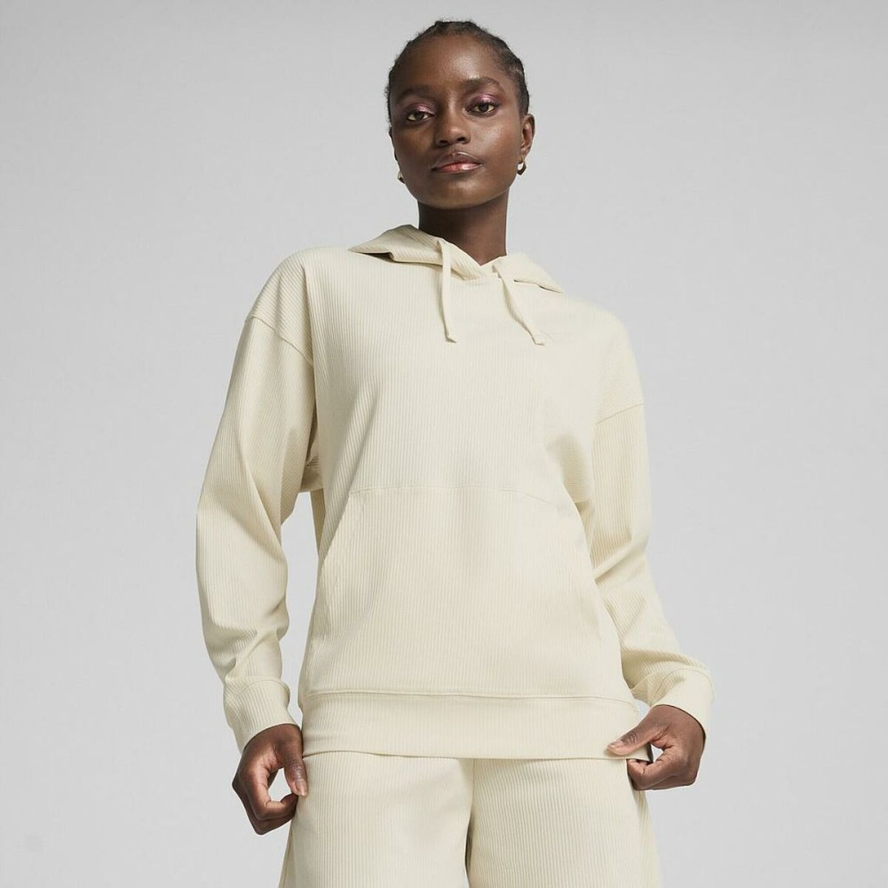 Women’s Hoodie Puma ESS ELEVATED 685023 87 Beige