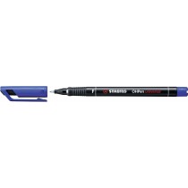 Marqueur permanent Stabilo OHPen Bleu 10 Pièces