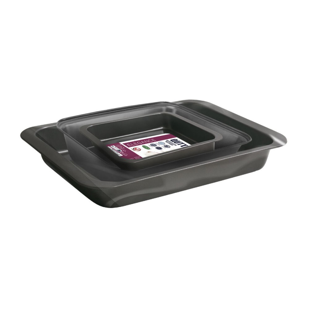 Set of trays Quttin 28,5 x 19,5 cm 34 x 24 cm 42 x 29 cm 3 Pieces (6 Units)