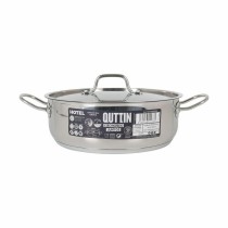 Casserole with lid Quttin Hotel Steel Ø 26 x 9 cm (4 Units)