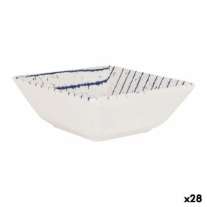 Snack Bowl La Mediterránea Arago Porcelain 13 x 13 x 5 cm (28 Units)