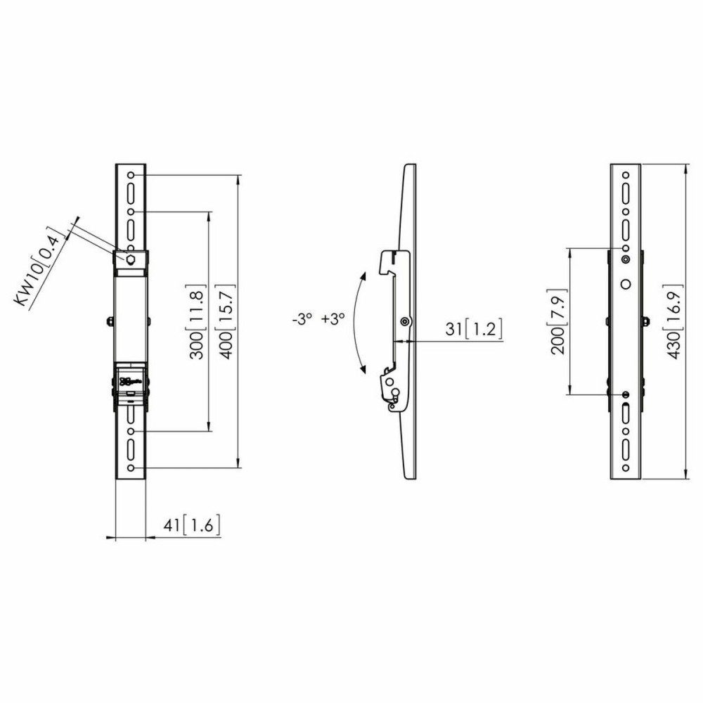 Adjustable support Vogel's PFS 3304