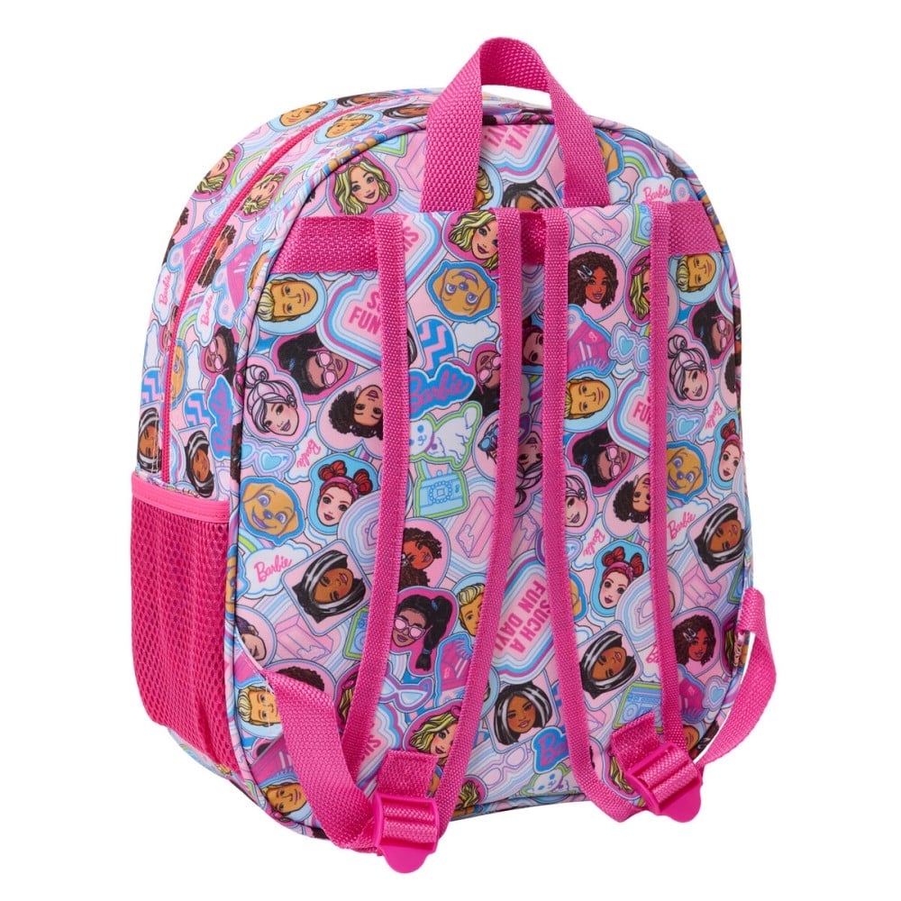 Kinderrucksack Barbie Rosa 27 x 33 x 10 cm 3D