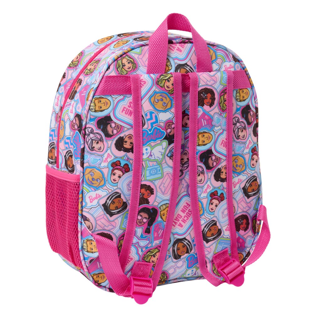 Sac à dos enfant Barbie Rose 27 x 33 x 10 cm 3D