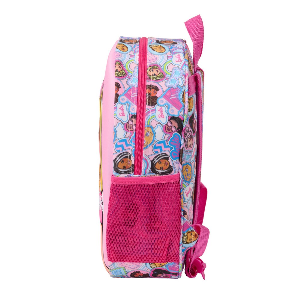 Kinderrucksack Barbie Rosa 27 x 33 x 10 cm 3D