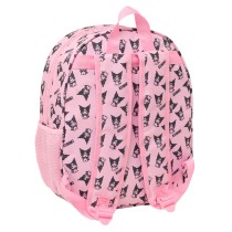 School Bag Kuromi Pink 27 x 33 x 10 cm