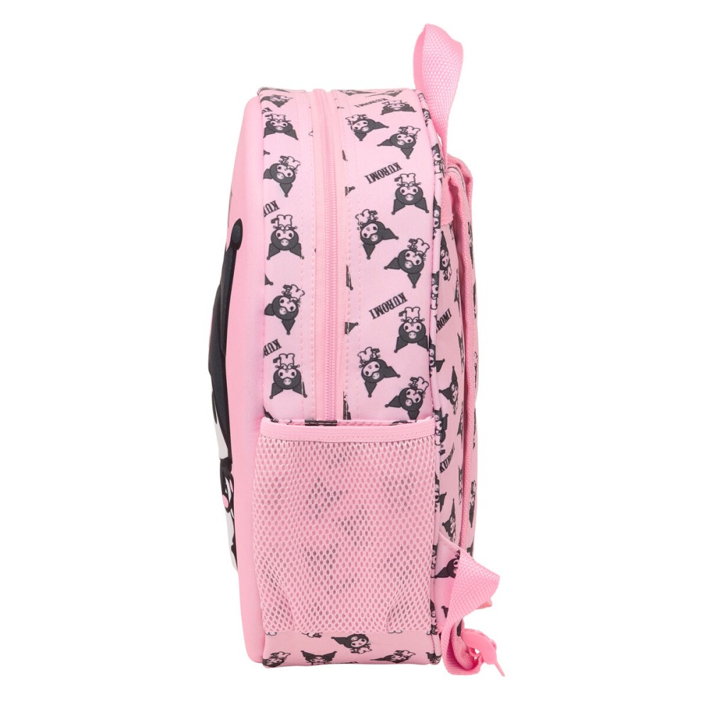 School Bag Kuromi Pink 27 x 33 x 10 cm