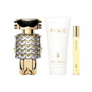Set mit Damenparfüm Paco Rabanne FAME EDP 3 Stücke