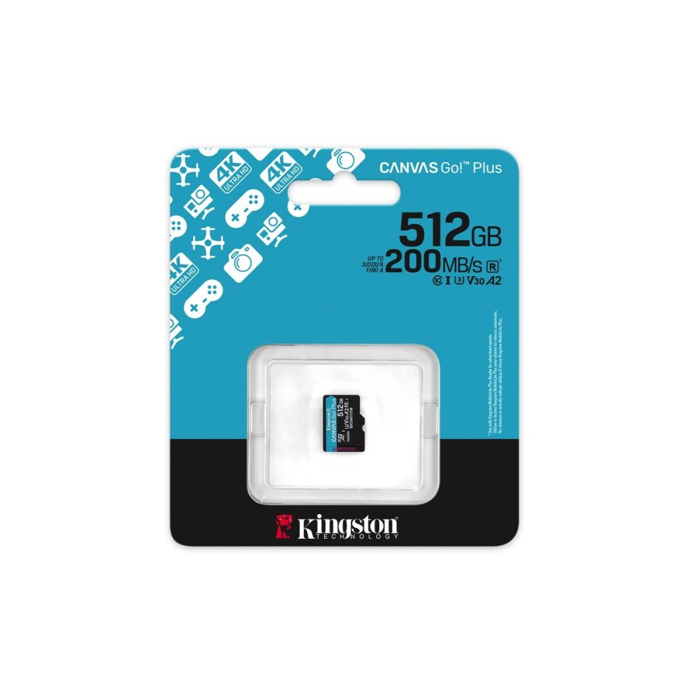 Carte Mémoire Micro SD avec Adaptateur Kingston SDCG4/512GBSP 512 GB