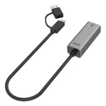 USB-C-zu-Ethernet-Adapter Unitek U1313C Grau 30 cm