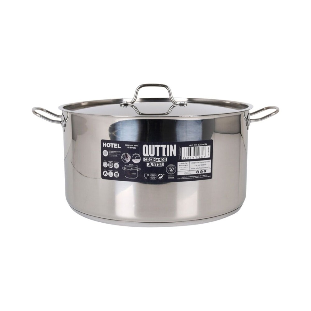 Topf mit Deckel Quttin ø 34 x 18 cm (2 Stück)