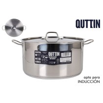 Casserole with lid Quttin ø 34 x 18 cm (2 Units)