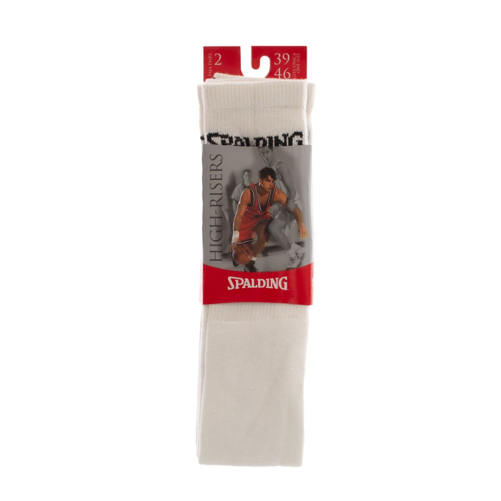 Chaussettes Spalding C34017 CREW Blanc