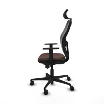 Office Chair with Headrest Jorquera Piqueras y Crespo 1D036N2 Black Dark brown