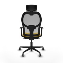 Office Chair with Headrest Jorquera Piqueras y Crespo 1D036G2 Yellow