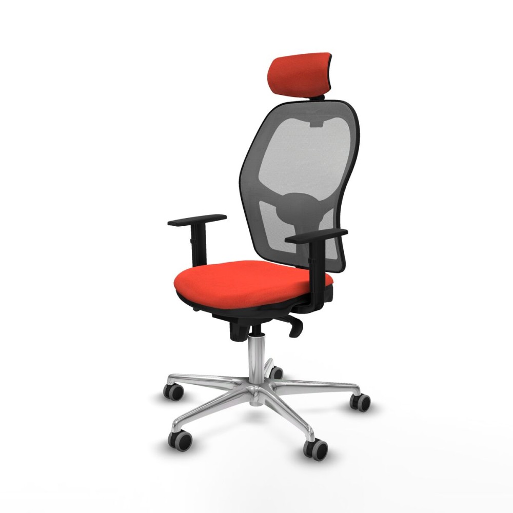 Office Chair with Headrest Jorquera Piqueras y Crespo 1D086G2 Dark Orange