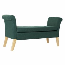 Banquette DKD Home Decor 8424001795512 Naturel Bois Polyester Vert (130 x 44 x 69 cm)